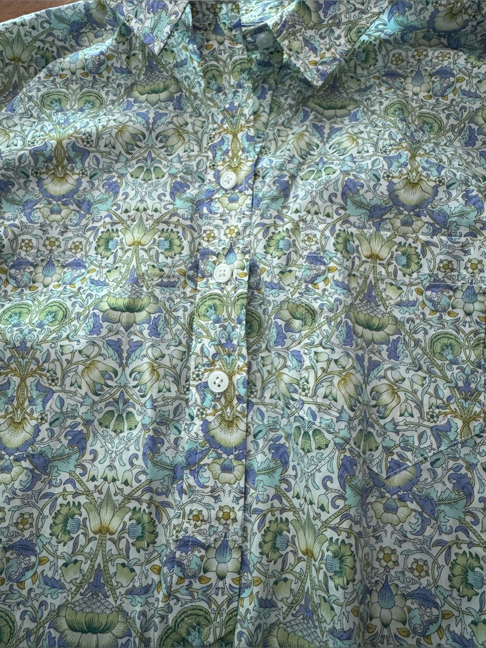 J. Crew classic-fit popover top in Liberty® Lodden fabric Size 14 - Picture 7 of 14